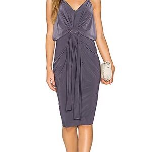 MISA Los Angeles Domino Gray Dress Size Medium M